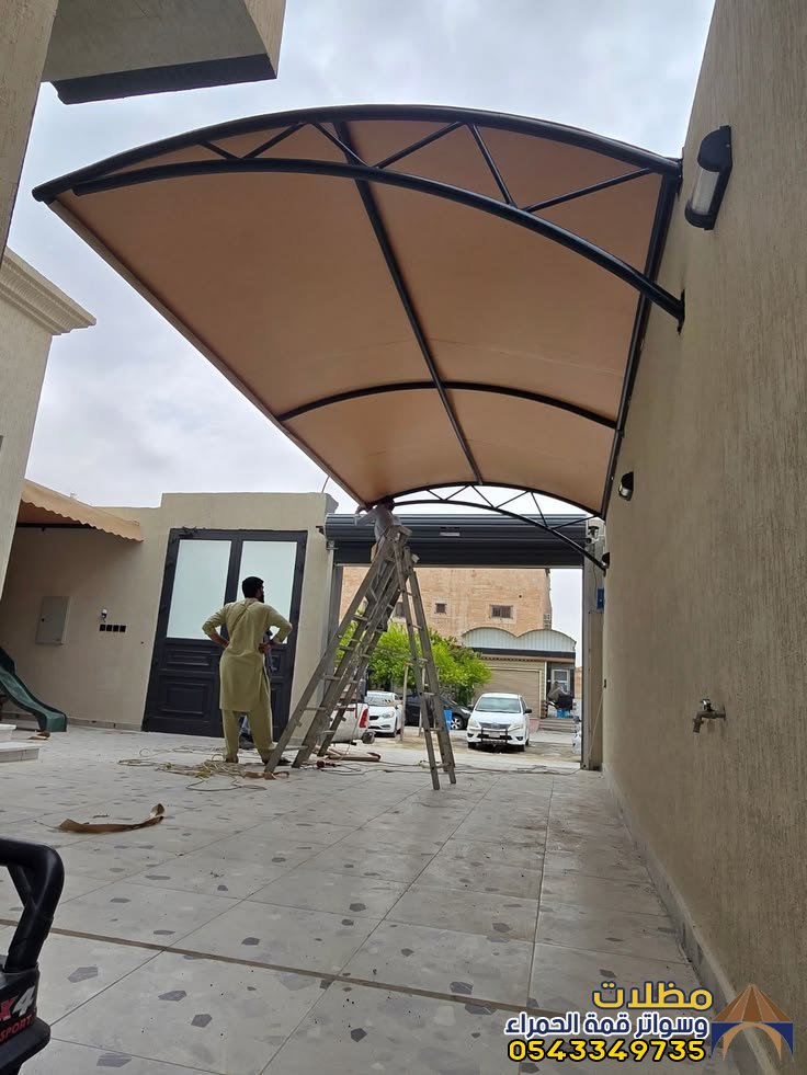 تركيب مظلات خارجية ومجالس خارجية بالمدينة